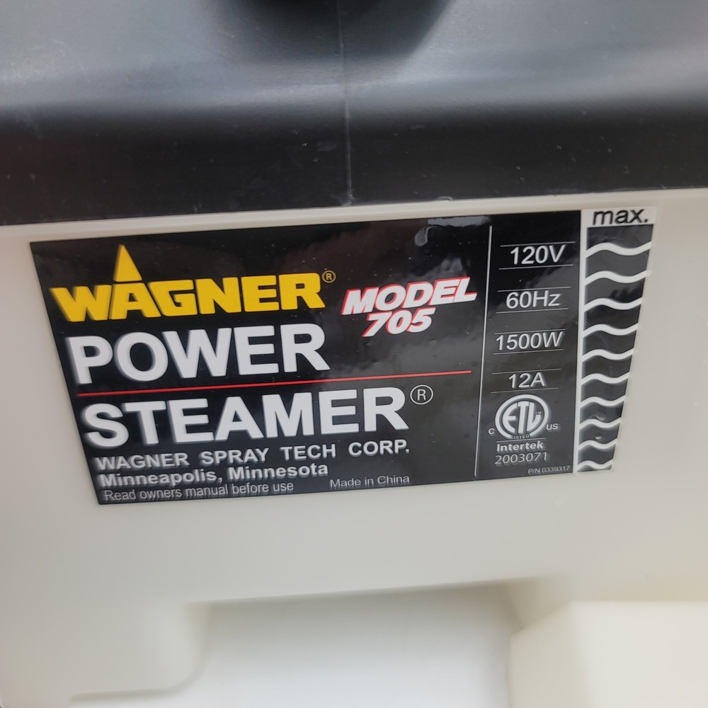 Wagner Power Steamer 705 Wallpaper Remover 1 Gallon 1500W Chemical-Free Portable - Picture 8 of 12